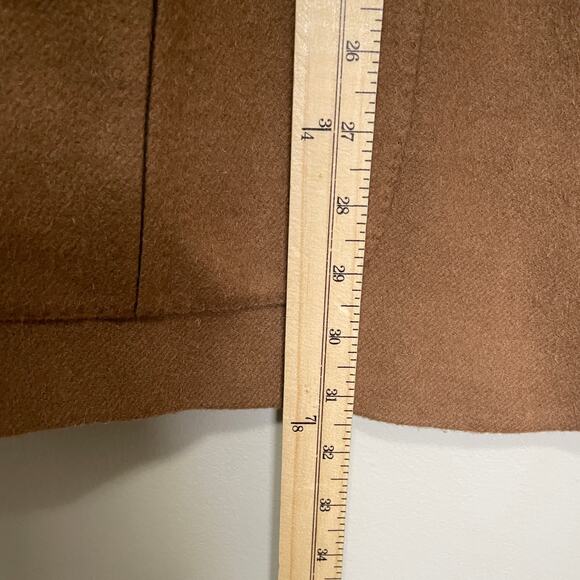 Vintage beautiful Lanvin Paris Camel Hair Single Breast Two Button Blazer Tan 52 - Picture 8 of 11